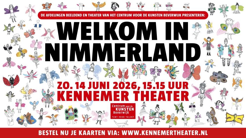 Theatervoorstelling Welkom in Nimmerland - zo. 14 juni 2026 15.15 uur