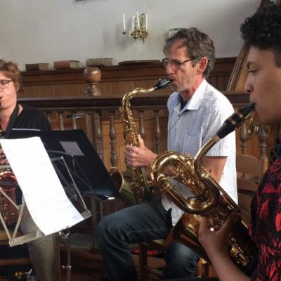 Saxofoon knipkaart