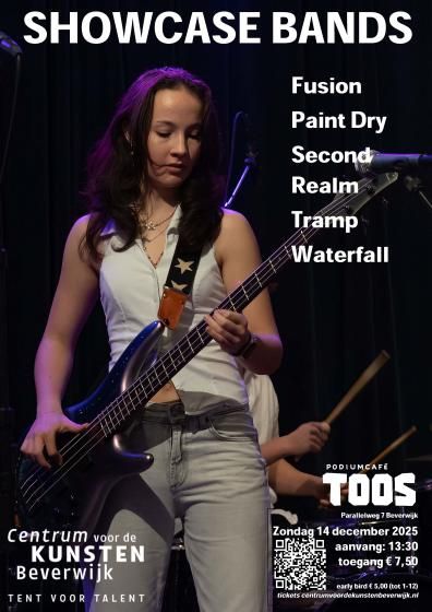 Showcase bands zo. 14 december 2025, 13.30 uur