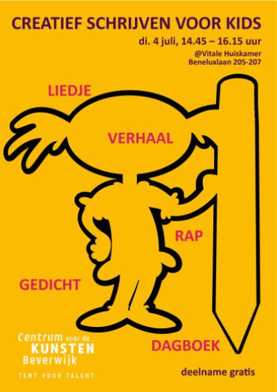 Creatief schrijven voor kids di. 4 juli 2023