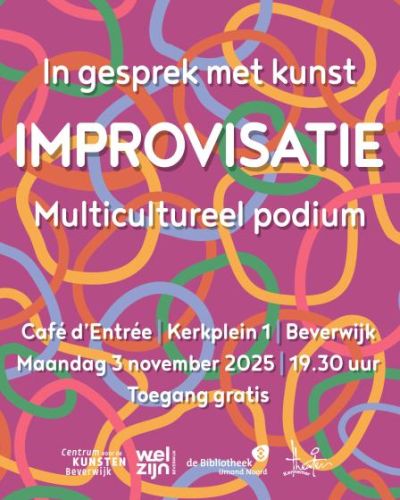 In gesprek met kunst, editie Improvisatie ma. 3 november 2025