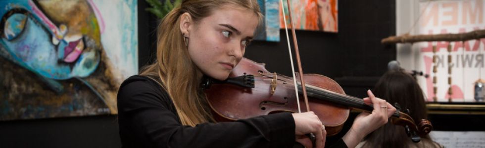 Foto van Viool knipkaart