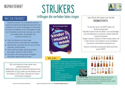 Inspiratiebrief Kindermuziekweek 2026 - strijkers