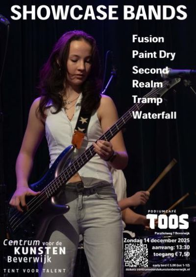 Showcase bands zo. 14 december 2025, 13.30 uur