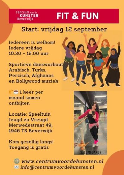 Fit & Fun start vr. 12 september 10.30 uur